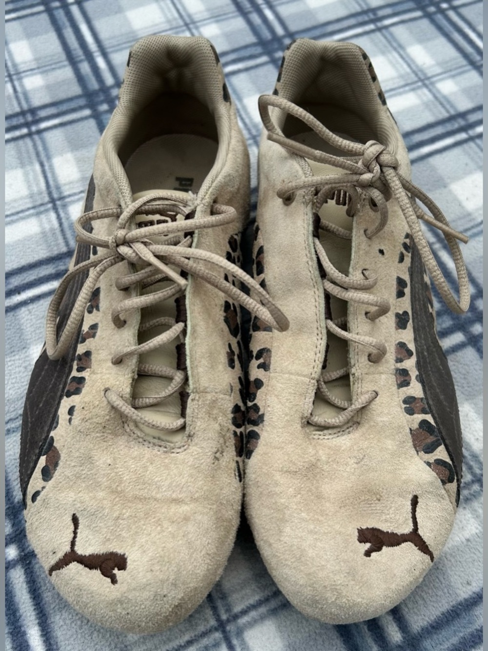 PUMA Speedcat Leopard Print trainers size 9.5W
